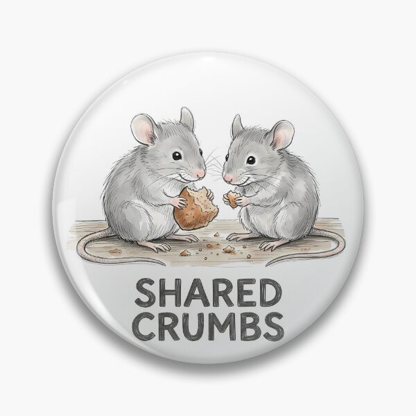 Item preview, Shared Crumbs: Cute Mice Friends Art designed and sold by SoulPT.
