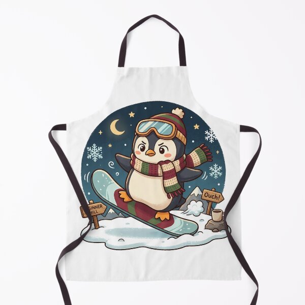 Item preview, Cute Penguin Snowboarding designed and sold by MzulhilmiZam.
