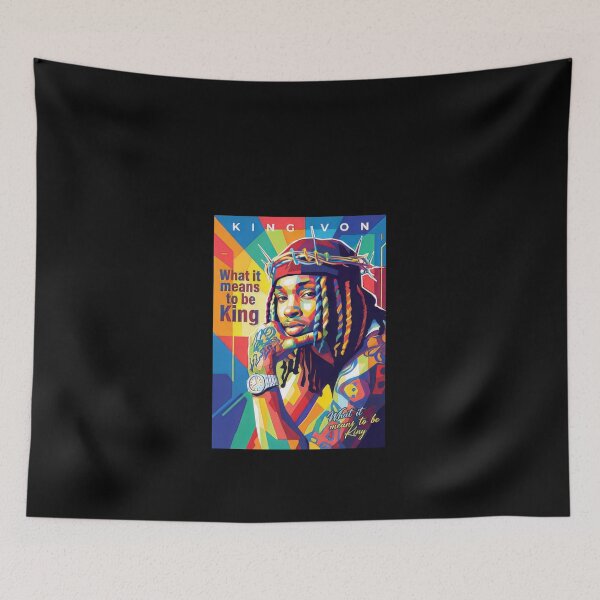 Item preview, King Von Pop Art #294 designed and sold by vespira-motion.