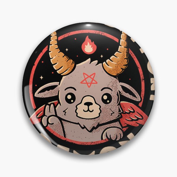 Item preview, Emotional Support Demon - Funny Evil Baphomet  designed and sold by madren22.