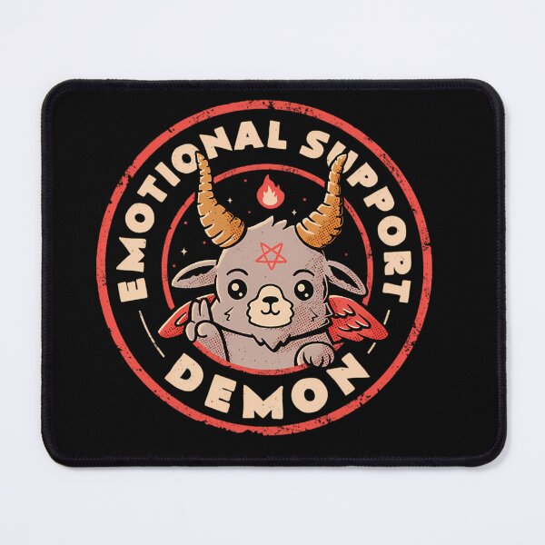 Item preview, Emotional Support Demon - Funny Evil Baphomet  designed and sold by madren22.