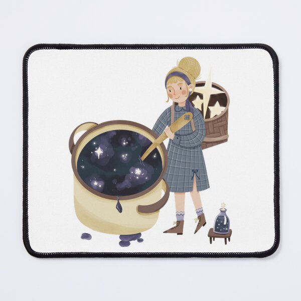 Item preview, Galaxy Soup Magic Cauldron Witch Art designed and sold by carlottaiart.
