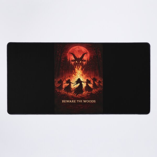 Item preview, Beware The Woods Pagan Ritual Red Moon Gothic Horror designed and sold by madren22.