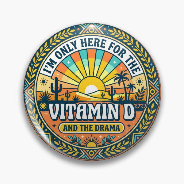Item preview, Vitamin D And The Drama Funny Art designed and sold by Oommen Studio .