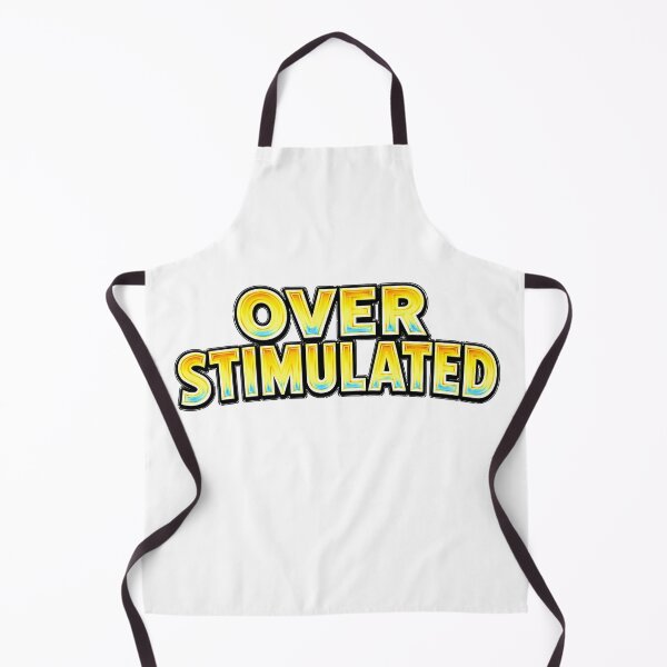 Item preview, OVERSTIMULATED – hand drawn childlike typography designed and sold by Mac Sketches.
