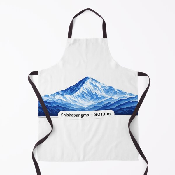 Item preview, Shishapangma 8013 m – Minimalist Himalayan Mountain designed and sold by GabeMountainArt.