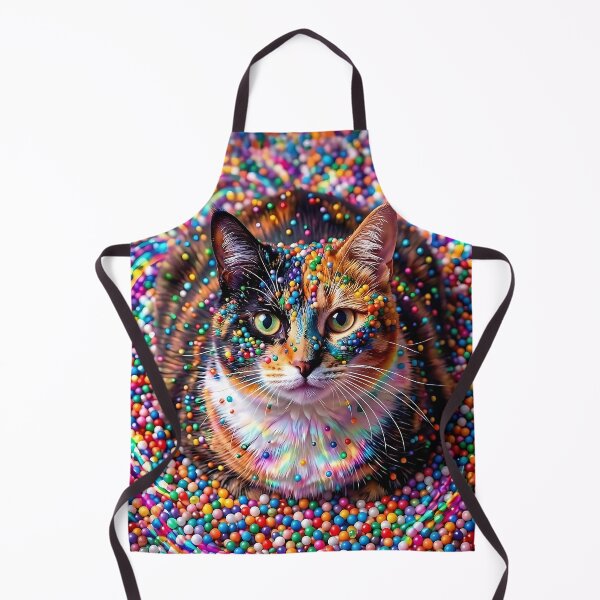 Item preview, Psychedelic Candy Cat Neon Sprinkles designed and sold by ToxicInkArt.
