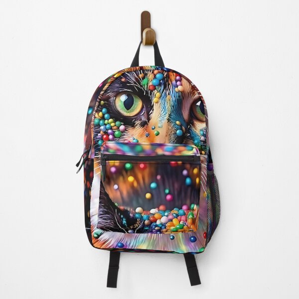 Item preview, Psychedelic Candy Cat Neon Sprinkles designed and sold by ToxicInkArt.