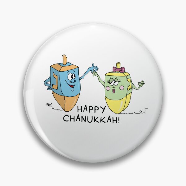 Item preview, Happy Chanukah Dancing Dreidels | Cute Hanukkah Jewish Holiday designed and sold by MyxaART.