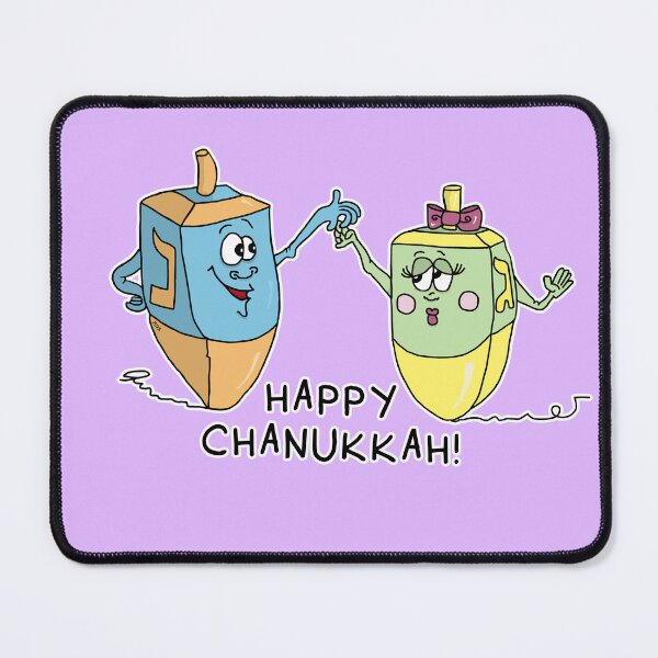 Item preview, Happy Chanukah Dancing Dreidels | Cute Hanukkah Jewish Holiday designed and sold by MyxaART.