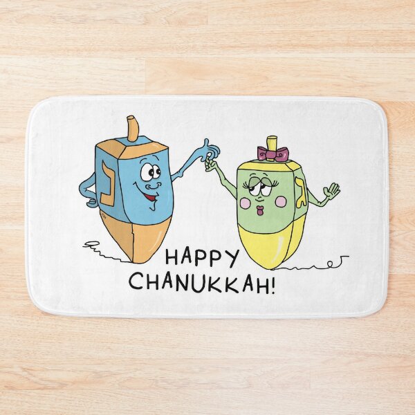 Item preview, Happy Chanukah Dancing Dreidels | Cute Hanukkah Jewish Holiday designed and sold by MyxaART.