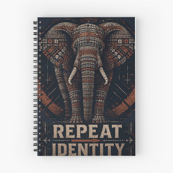 Item preview, Discipline Operator Repeat Identity Elephant Tribal Graphic T-Shirt designed and sold by SavannaStrikes.
