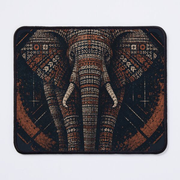 Item preview, Discipline Operator Repeat Identity Elephant Tribal Graphic T-Shirt designed and sold by SavannaStrikes.