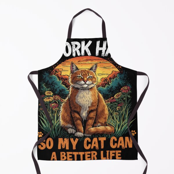 Item preview, I Work Hard So My Cat Can Have a Better Life – Orange Tabby Cat Gift designed and sold by DanubeDesigns.