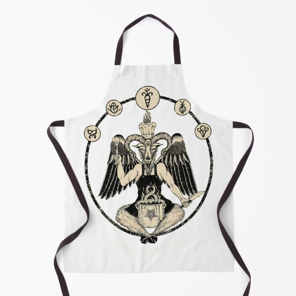 Item preview, 54 Vegan Chef Baphomet Hail Seitan designed and sold by madren22.