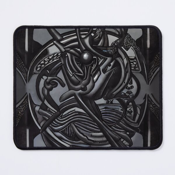 Item preview, Dark Tentacle Biomechanical Creature Orb Surreal Abstract Art designed and sold by YugenWorkshop.