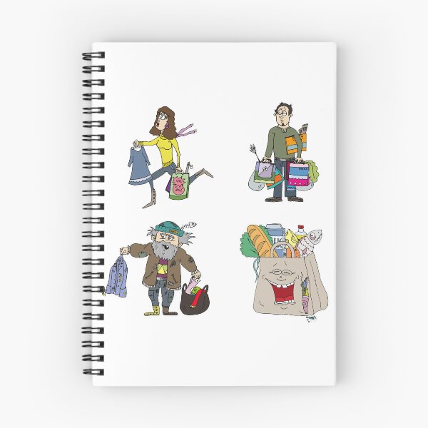 Item preview, Funny Shopping Sticker Pack | Cute Grocery Food Meme designed and sold by MyxaART.