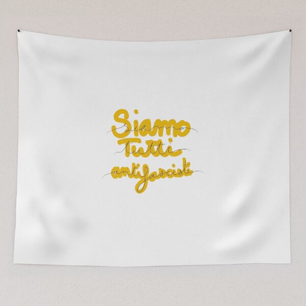 Item preview, Siamo tutti antifascisti yellow designed and sold by Kalhanne.