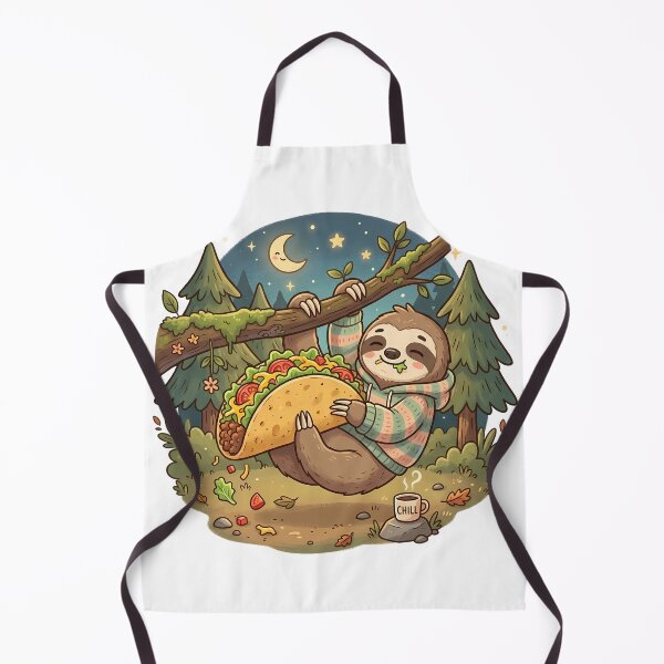 Item preview, Cute Sloth Eating Taco designed and sold by MzulhilmiZam.