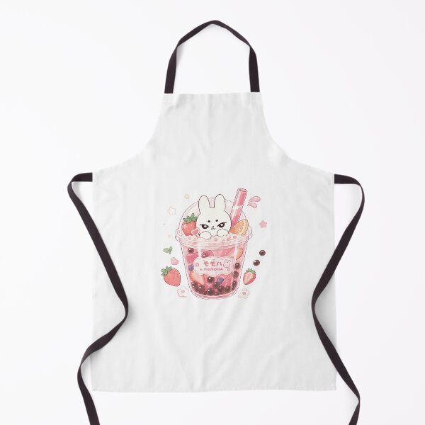 Item preview, Kawaii Strawberry Bubble Tea Bunny designed and sold by kokoriiland.