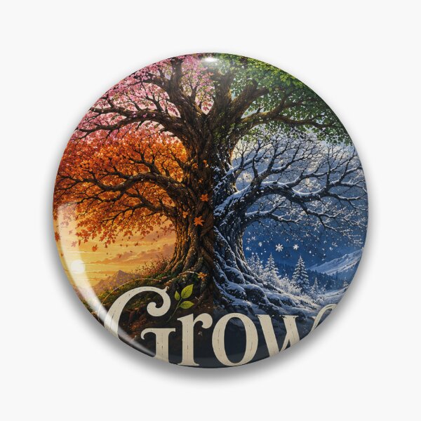 Item preview, Grow Through Every Season Tree designed and sold by CodePaws AI.