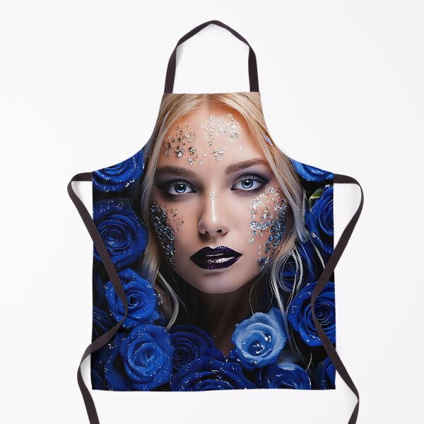 Item preview, Blue Rose Gothic Goddess designed and sold by ToxicInkArt.