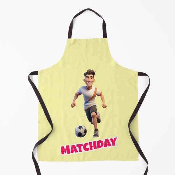Item preview, Matchday football player running dynamically on the ball quote designed and sold by Mauswohn.