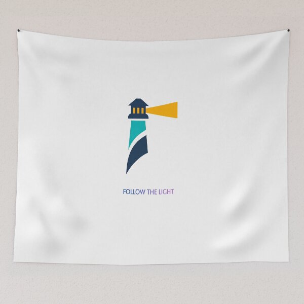 Item preview, Follow The Light – Minimal Lighthouse Design  Main Tag designed and sold by onubi.