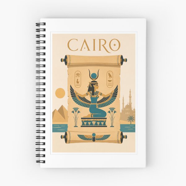 Item preview, Cairo Ancient Egyptian Goddess Travel Poster designed and sold by Beyond Destinations.