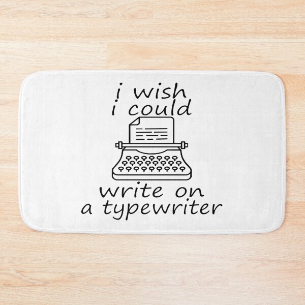 Item preview, I Wish I Could Write On A Typewriter Vintage Art designed and sold by sednalafandy79.
