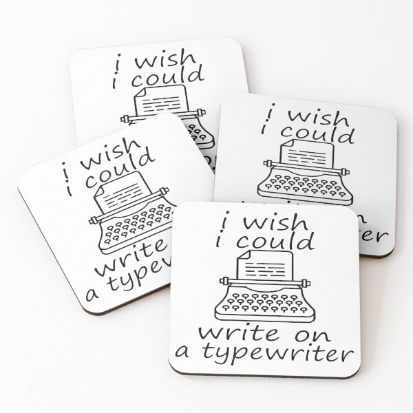 Item preview, I Wish I Could Write On A Typewriter Vintage Art designed and sold by sednalafandy79.