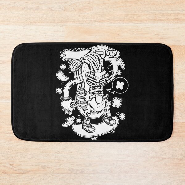 Item preview, Cool Cartoon Sneaker Character On Skateboard designed and sold by Lexkon Liu's art.