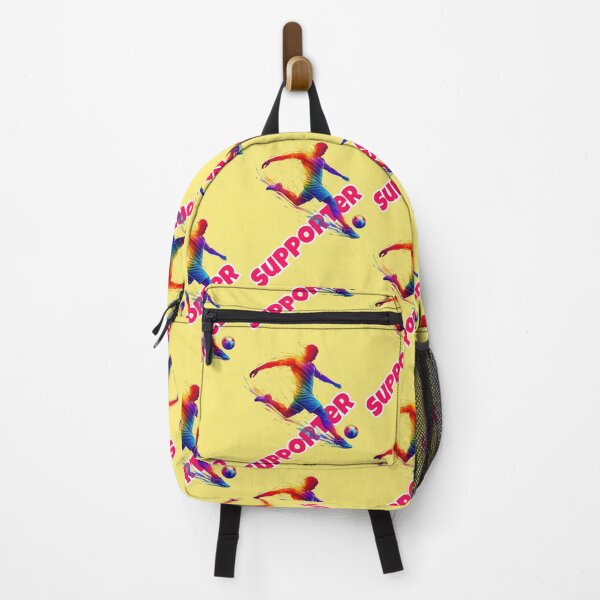 Item preview, A football supporter shoots a ball in bright colors. designed and sold by Mauswohn.