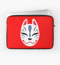 Japanese Fox Mask Laptop Sleeve