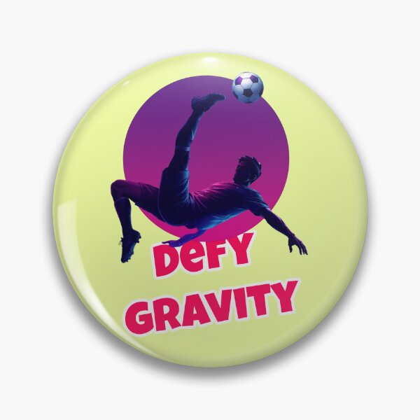 Item preview, Defy Gravity Footballer Bicycle Kick in Purple Circle designed and sold by Mauswohn.
