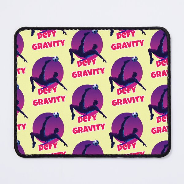 Item preview, Defy Gravity Footballer Bicycle Kick in Purple Circle designed and sold by Mauswohn.