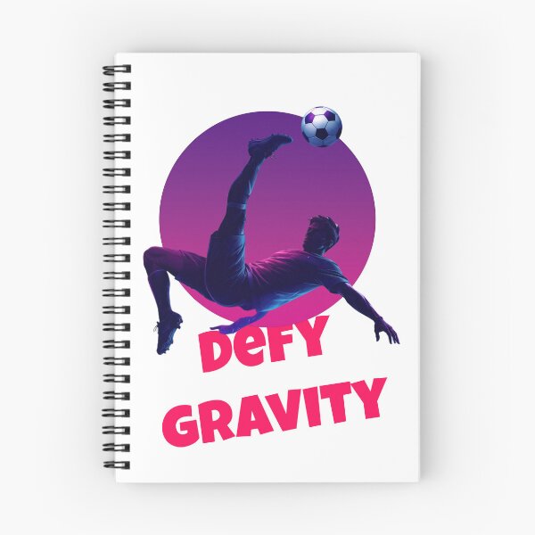 Item preview, Defy Gravity Footballer Bicycle Kick in Purple Circle designed and sold by Mauswohn.