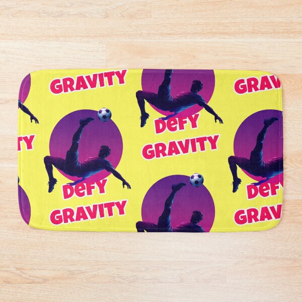 Item preview, Defy Gravity Footballer Bicycle Kick in Purple Circle designed and sold by Mauswohn.