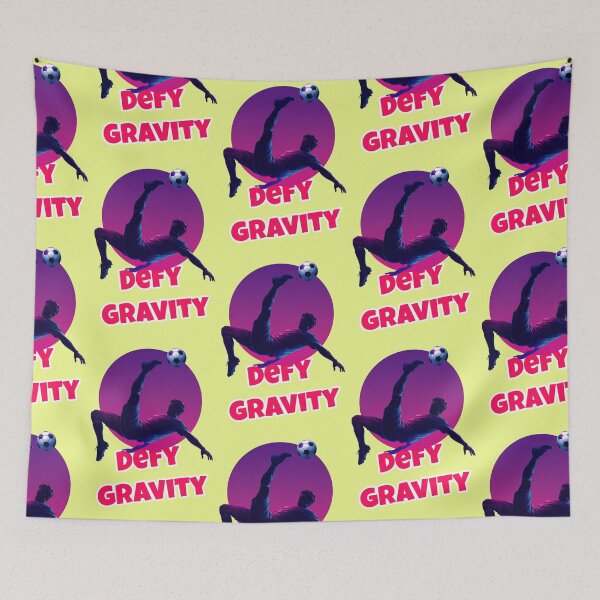 Item preview, Defy Gravity Footballer Bicycle Kick in Purple Circle designed and sold by Mauswohn.