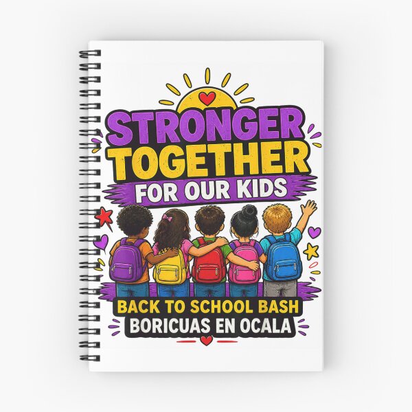 Item preview, Stronger Together For Our Kids Back To School Bash Boricuas En Ocala designed and sold by ObukiLantara.