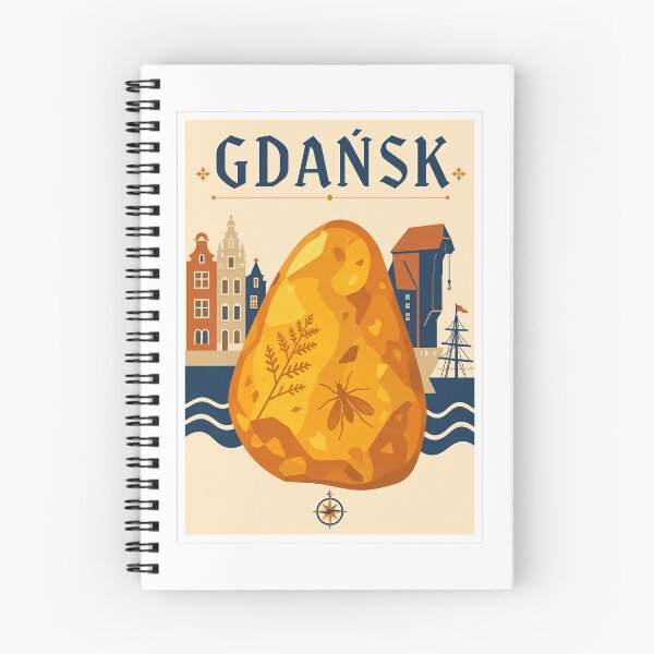 Item preview, Gdansk Amber Baltic Travel Poster designed and sold by Beyond Destinations.
