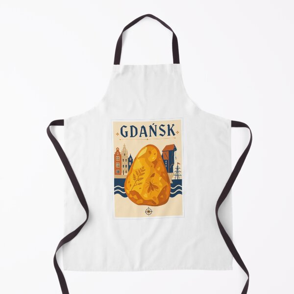 Item preview, Gdansk Amber Baltic Travel Poster designed and sold by Beyond Destinations.