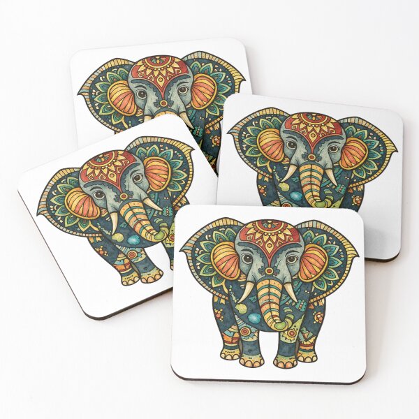Item preview, Elephant Retro Painting designed and sold by Ejamescorodi.
