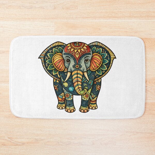Item preview, Elephant Retro Painting designed and sold by Ejamescorodi.