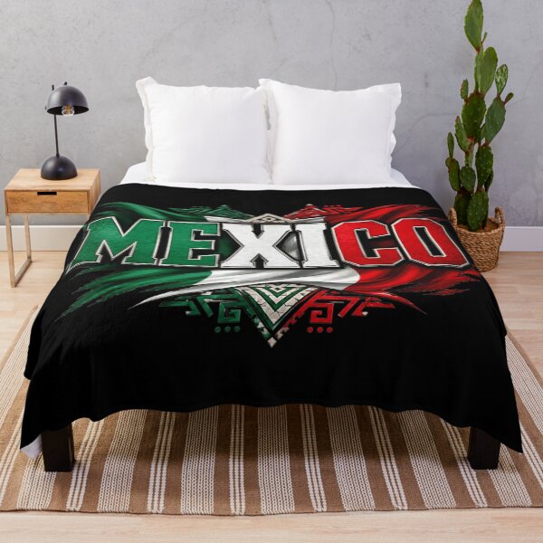 Item preview, Proud Mexico Flag Aztec Tribal Pattern Heritage Independence Day Graphic Art designed and sold by ObukiLantara.