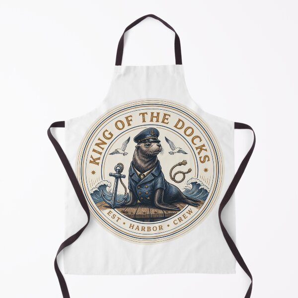 Item preview, Sea Lions - King of the Docks – Nautical Sea Lion Harbor Crew designed and sold by ArcticFoxStudio.