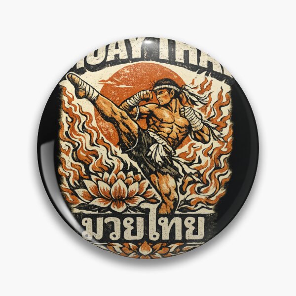 Item preview, MUAY THAI Legendary Fighting Art with Japanese Retro 01 designed and sold by Siam Soul Studio.