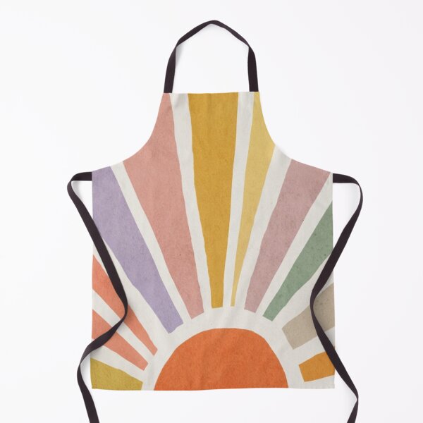 Item preview, Boho Sunrise Abstract Wall Art | Retro Sunburst Minimalist Design designed and sold by SunnyIris.