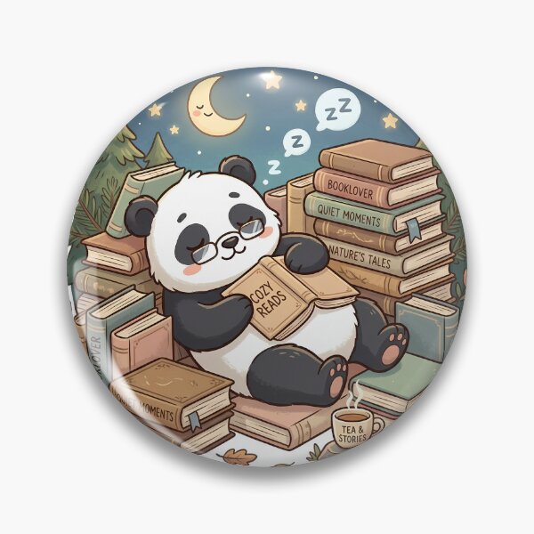 Item preview, Cute Panda Sleeping on Books designed and sold by MzulhilmiZam.
