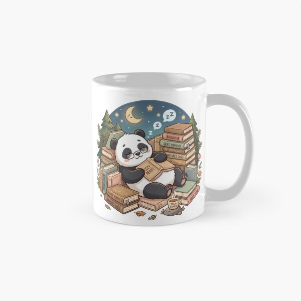 Item preview, Cute Panda Sleeping on Books designed and sold by MzulhilmiZam.